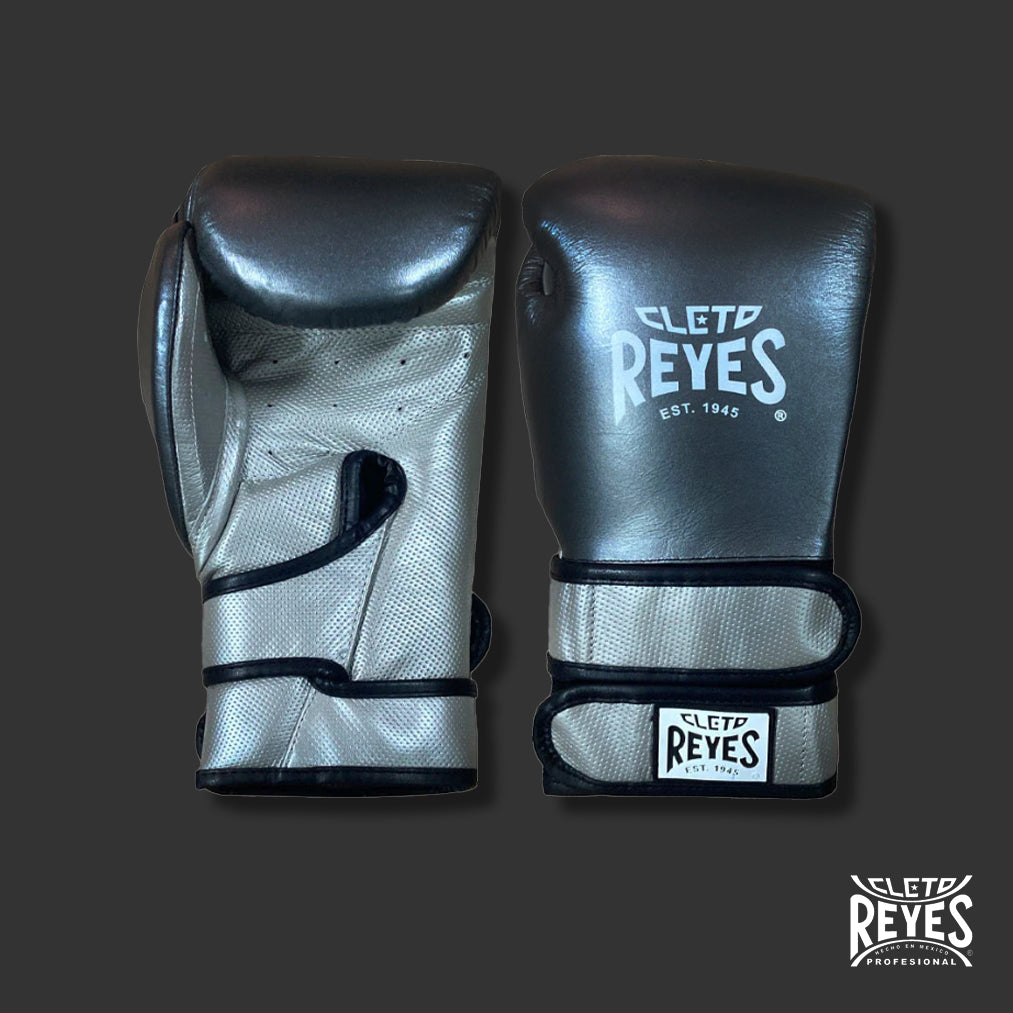 Guantes Hero 500 Cuero doble velcro - Gris Oxford / 12oz