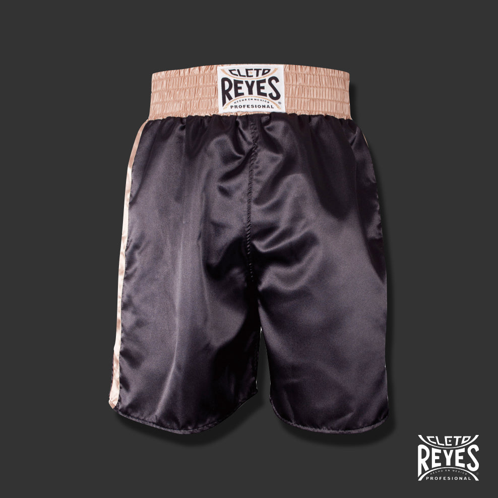 Short para boxeo en Satín - S / Negro